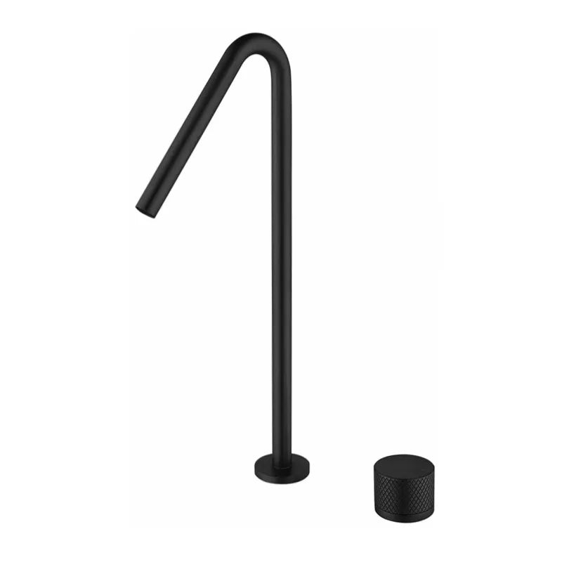 Afralia™ Brushed Black Basin Faucet with Rotating Two-Hole Sink Tap - Widespread Bathroom Tap