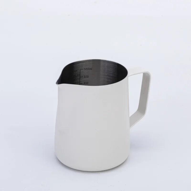 Afralia™ Barista Stainless Steel Milk Frothing Jug Latte Art Flower Cup