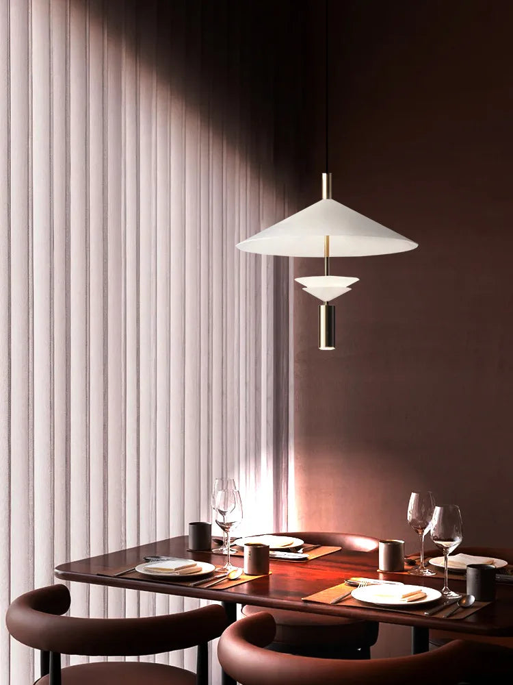 Nordic UFO Pendant Lamp for Dining Table Bar Living Room by Afralia™