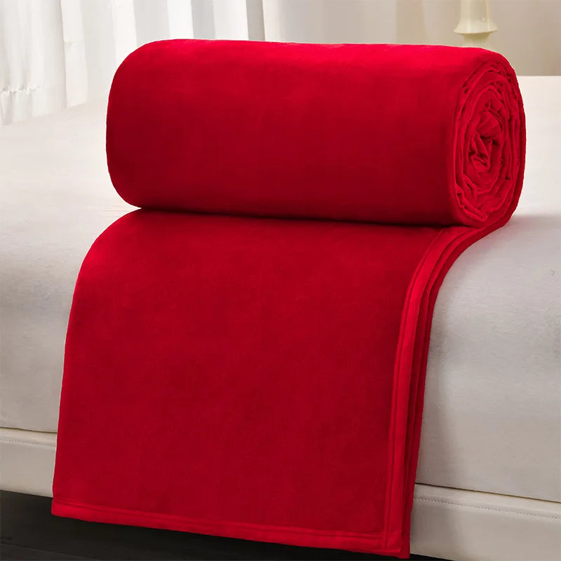 Afralia™ Cozy Flannel Blanket: Multi-Functional Sofa Cover for Adults