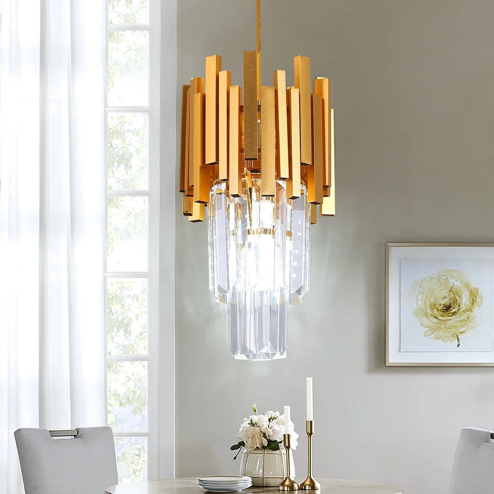 Nordic LED Pendant Light for Kitchen Living Room Bedroom by Afralia™