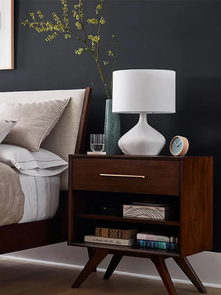 Afralia™ Minimalist Wabi-sabi Resin Table Lamp LED E27 for Living Room Bedside Bedroom