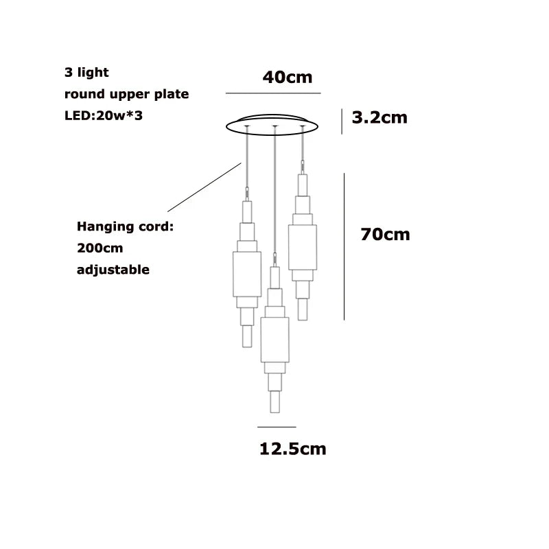 Afralia™ Veined Marble Chandelier Hand-Carved Alabaster Pendant Light