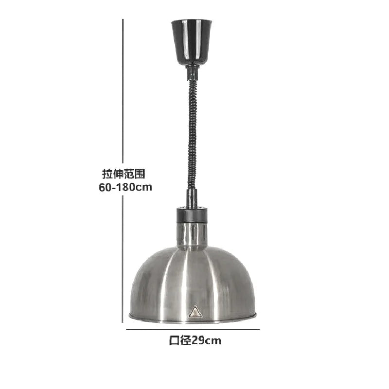 Afralia™ Electric Telescopic Heat Lamp for Food Preservation in Restaurants