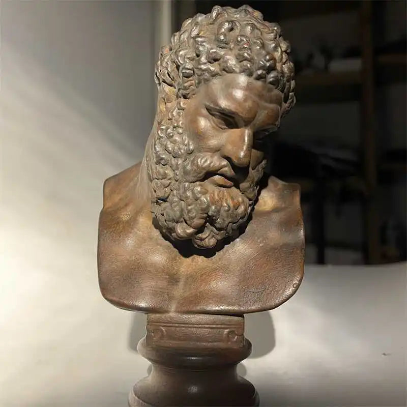 Afralia™ Art Sculpture Hercules Abstract Character Figurine Home Decor Ornament