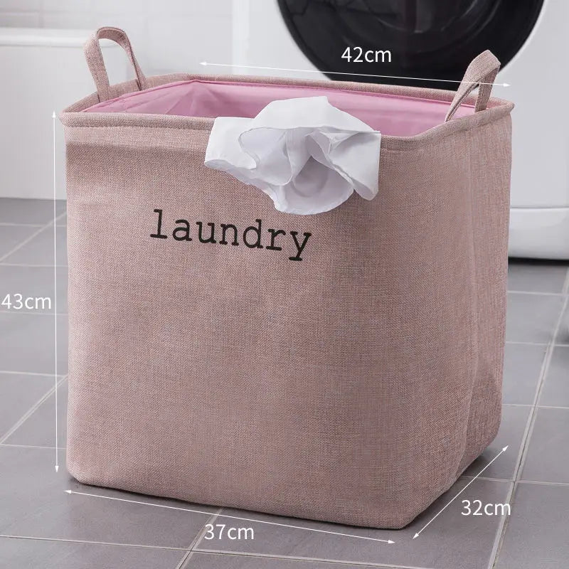 Afralia™ Portable Felt Handy Dirty Clothes Storage Basket