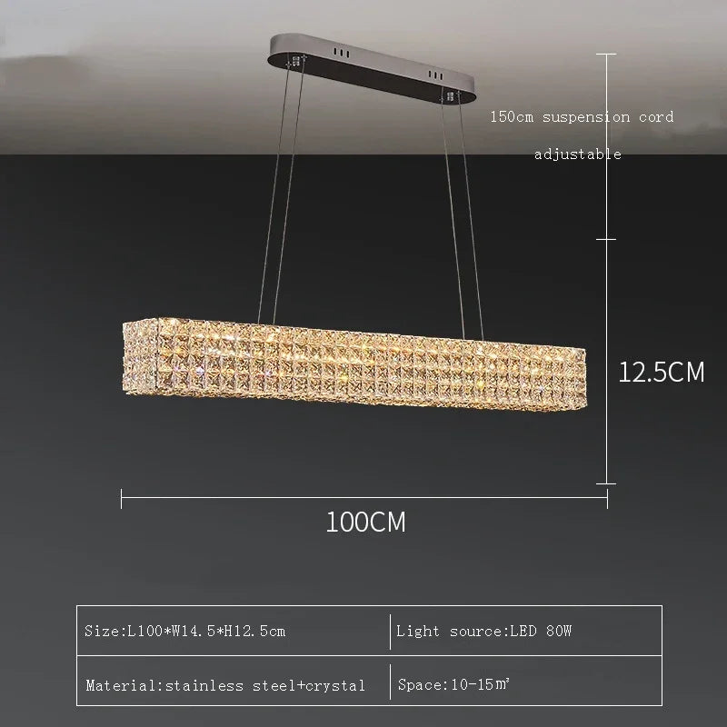 Afralia™ Crystal LED Ceiling Chandelier: Modern Luxury for Living Room Bedroom Home Decor