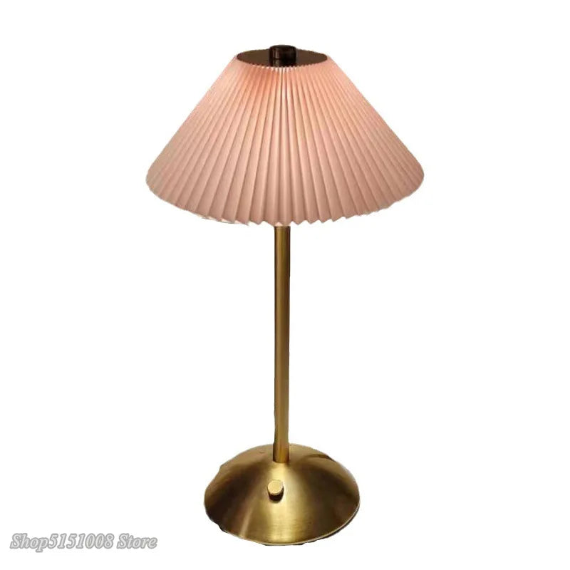 Afralia™ Mushroom Touch Dimming LED Table Lamp for Retro Ambiance