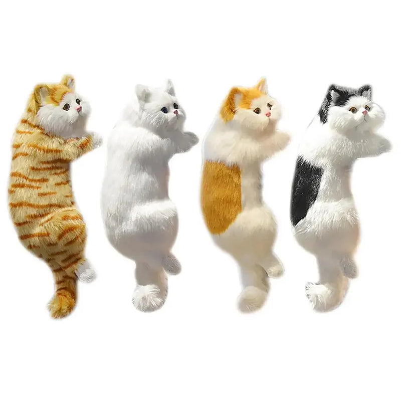 Afralia™ Cat Dog Plush Ornaments Dolls for Home Decor & TV, Realistic Pet Figurines