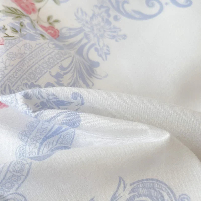 Afralia™ Cotton Printed Bedding Set: Cozy, Breathable, All Seasons Comforter Set