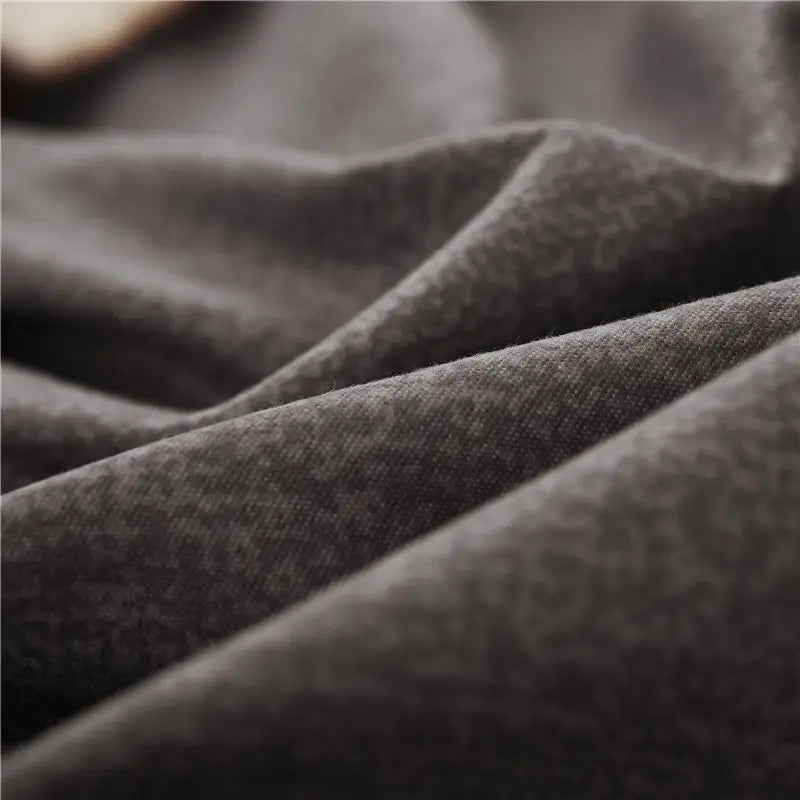 Afralia™ Korean Bed Skirt Set with Ruffled Edges - Solid, Skin-Friendly Bedding Kit