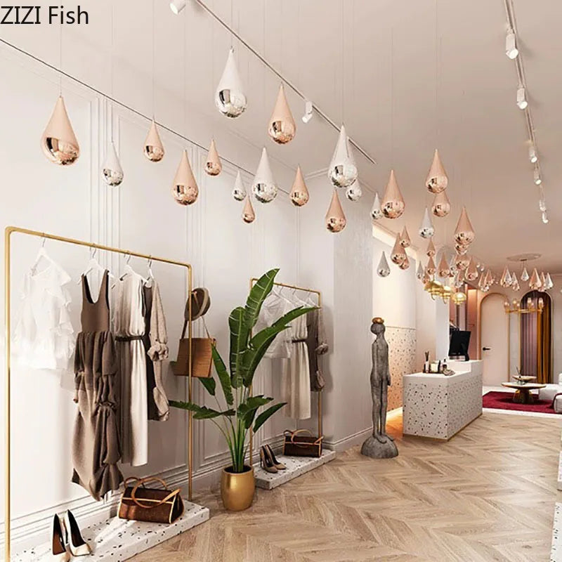 Afralia™ Water Droplets Wall Hanging Ornaments | Simple Room Decor and Backdrop Display