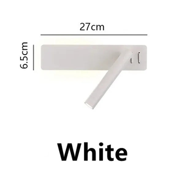 Afralia™ LED Wall Lamp Spotlight Switch Modern Bedroom Reading Light