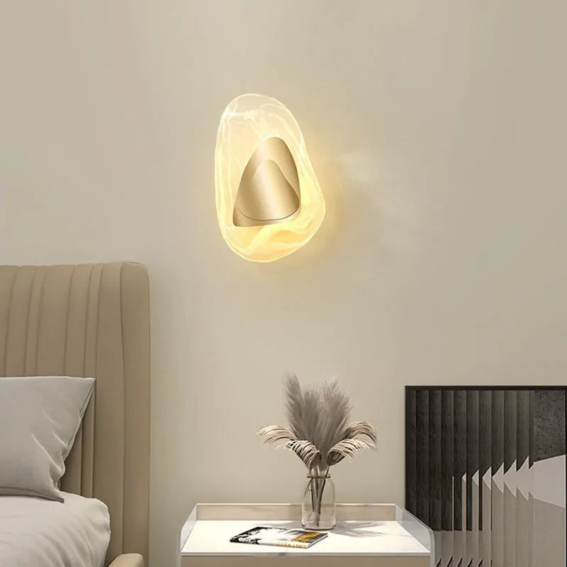 Afralia™ Crystal Wall Lamp: Modern Luxury Bedroom Decor, Creative LED Lighting for Living Room