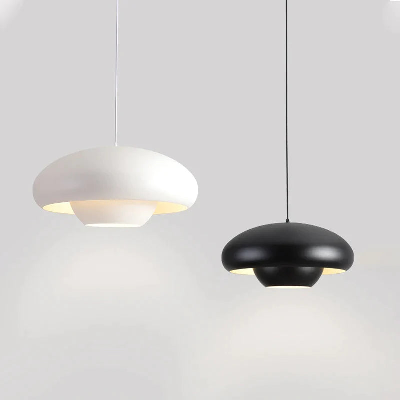 Afralia™ Nordic LED Mushroom Pendant Lamp for Home, Bedroom, Dining, Living room, Study, Bar