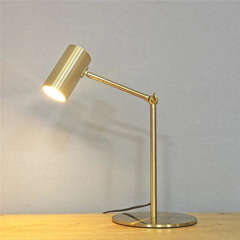 Afralia™ Retro LED Floor Lamp Adjustable Angle Modern Study Bedroom Lighting