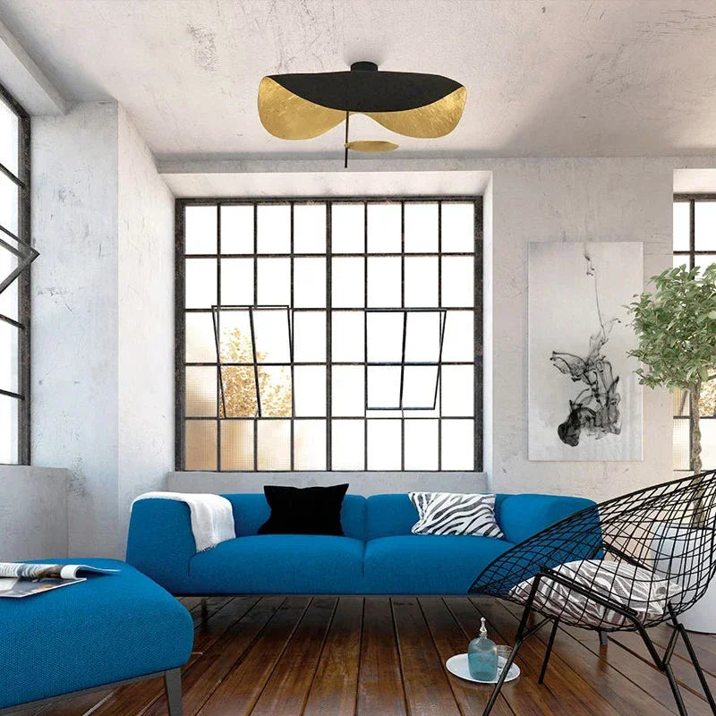 Afralia™ Nordic LED Ceiling Lamp Chandelier for Living Room and Coffee Shop