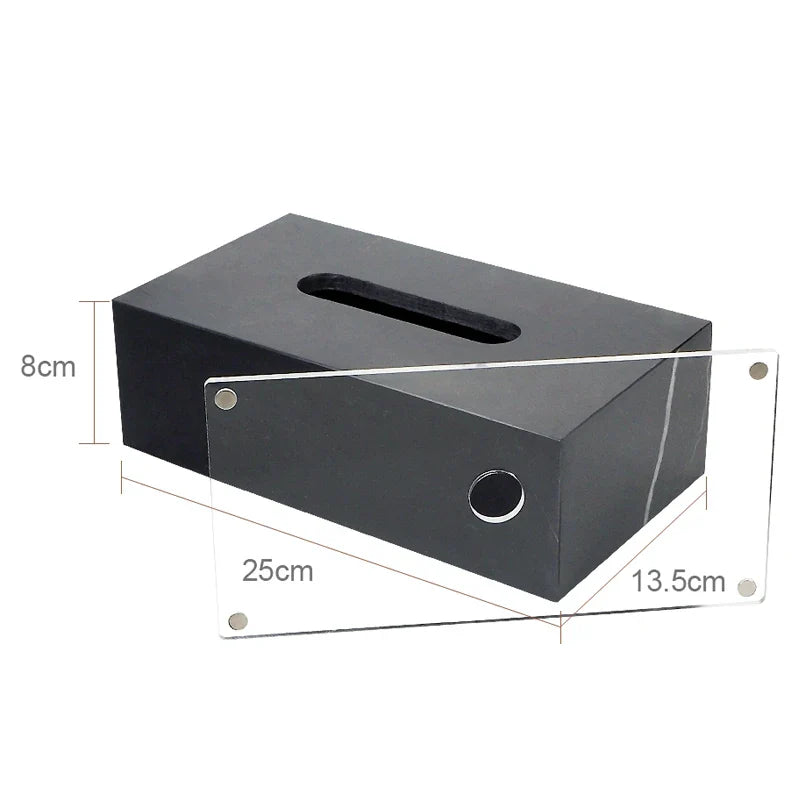 Afralia™ Nero Marquina Marble Bathroom Set - Luxury Bathroom Accessories