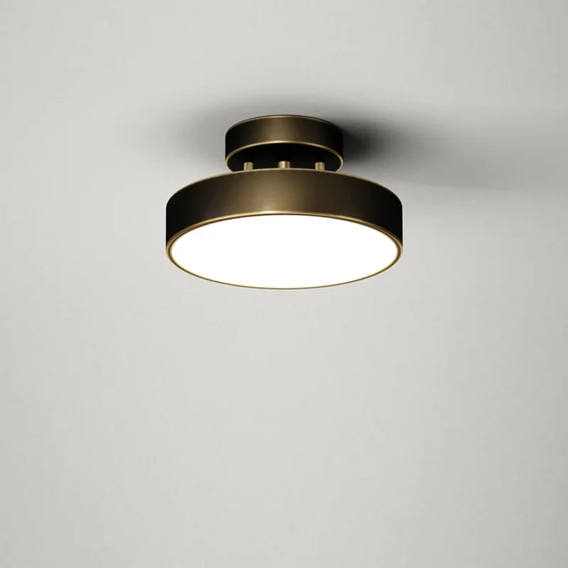 Afralia™ Brass LED Ceiling Chandelier: Adjustable, Modern Fixture for Bedroom, Living Room, Kitchen, Aisle.