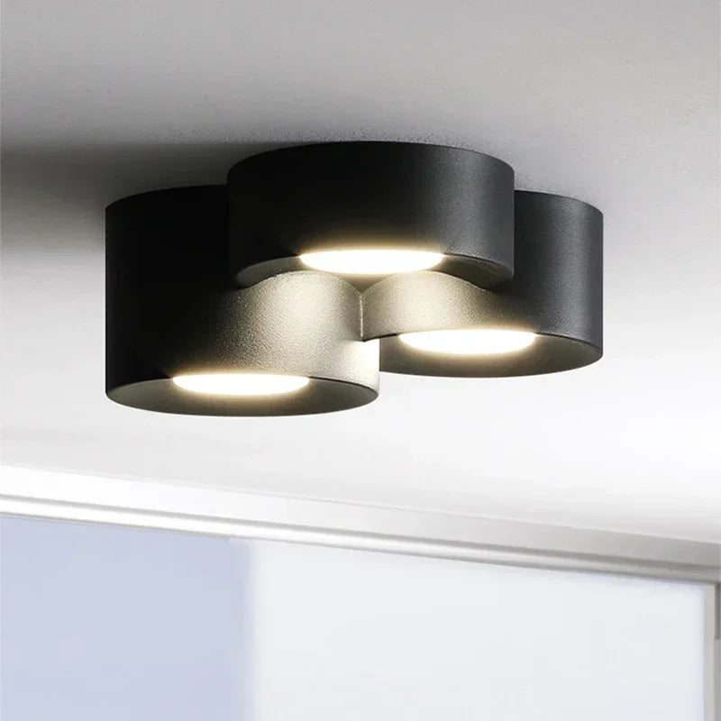 Afralia™ Modern LED Ceiling Lamp - Minimalist Cylinder Spotlight