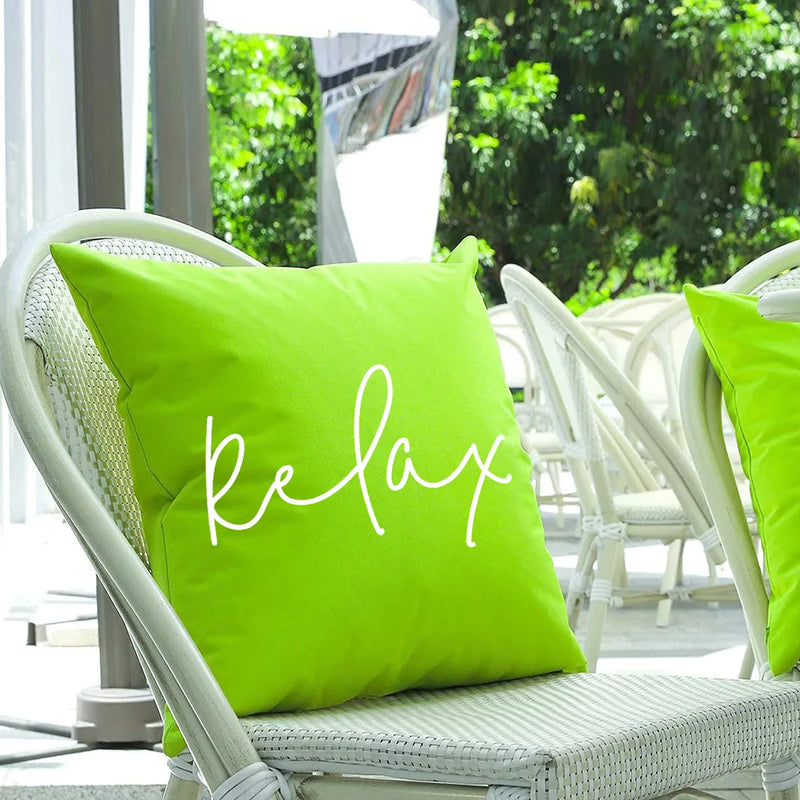 Afralia™ Outdoor Waterproof Cushion Cover Set - Summer Pool & Garden Decor