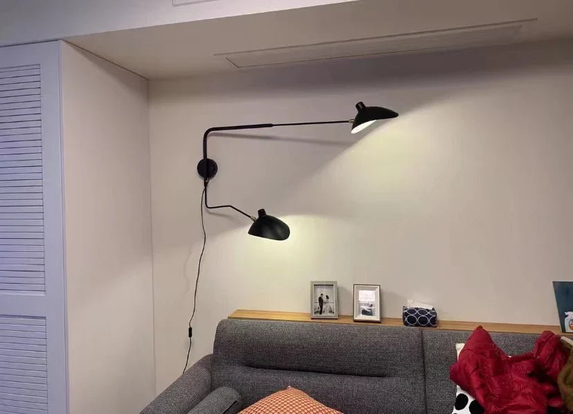 Afralia™ Nordic Spider Wall Lamp Living Room LED Sconce Fixture