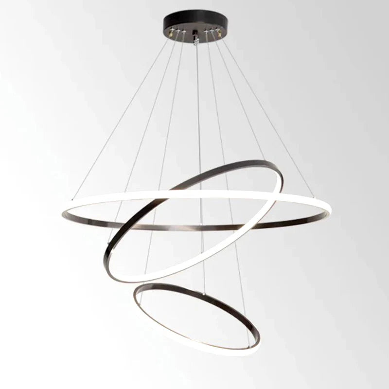 Afralia™ Modern Indoor Chandelier Pendant Light for Living Room | LED Ceiling Lamp