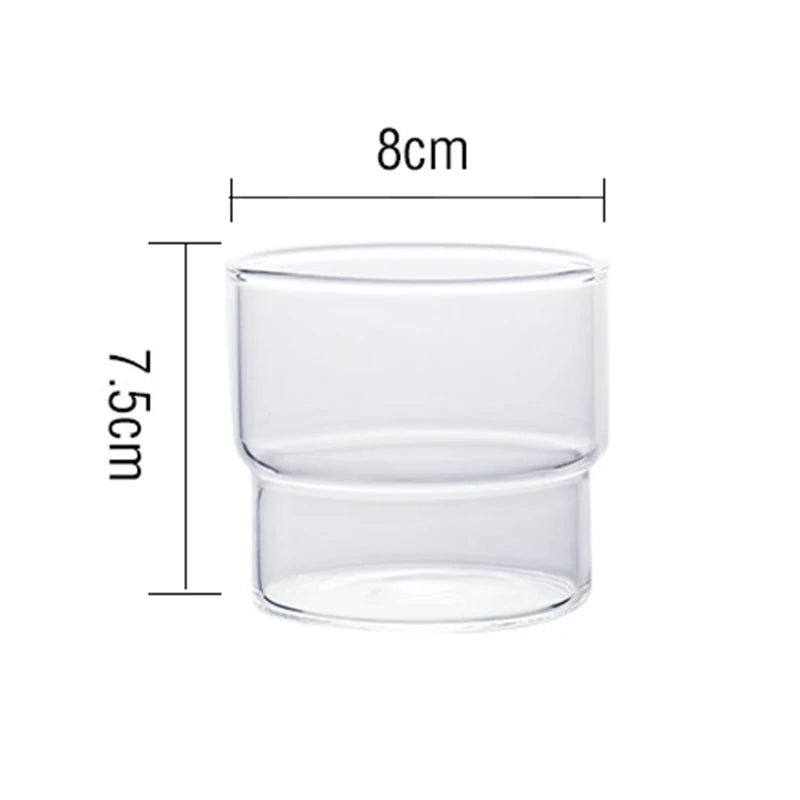 Afralia™ Creative Glass Coffee Smoothie Cup | Heat-Resistant Drinkware for drinks