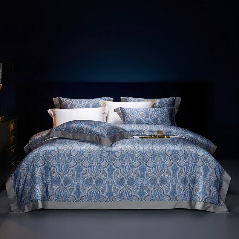 Afralia™ Bohemian Style 1000TC Egyptian Cotton Bedding Set with Digital Printing