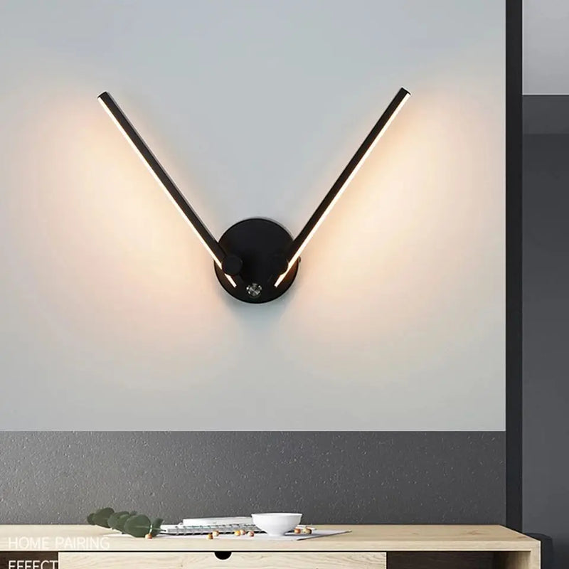 Afralia™ Double Arm Adjustable LED Wall Light for Living Room and Bedroom