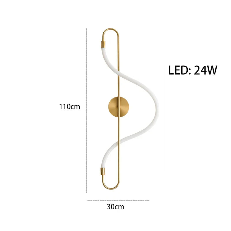 Afralia™ Long Gold Black Pendant Light, Dimmable LED for Dining Living Room Kitchen.