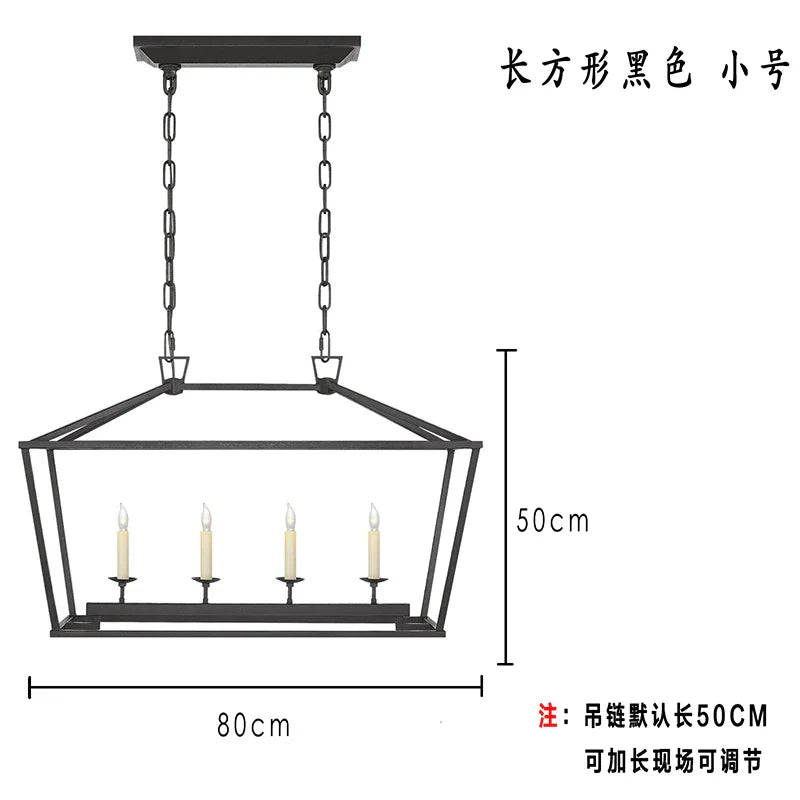 Afralia™ Vintage Birdcage Pendant Light for Modern Living Room and Kitchen Island