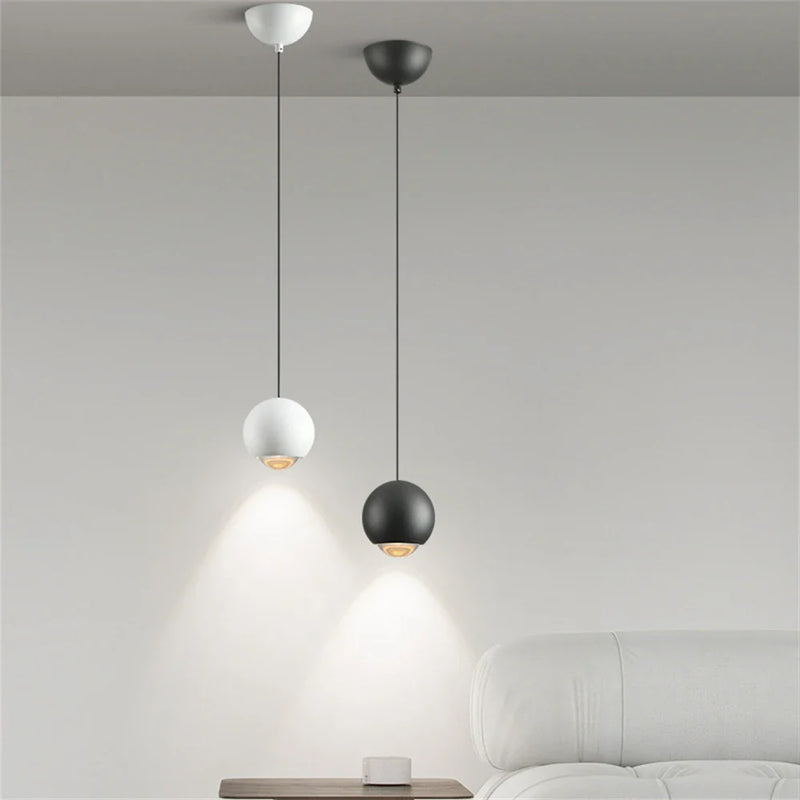 Afralia™ Modern Kitchen Chandelier Ball Long Line Bedside Lamp for Home & Commercial Spaces