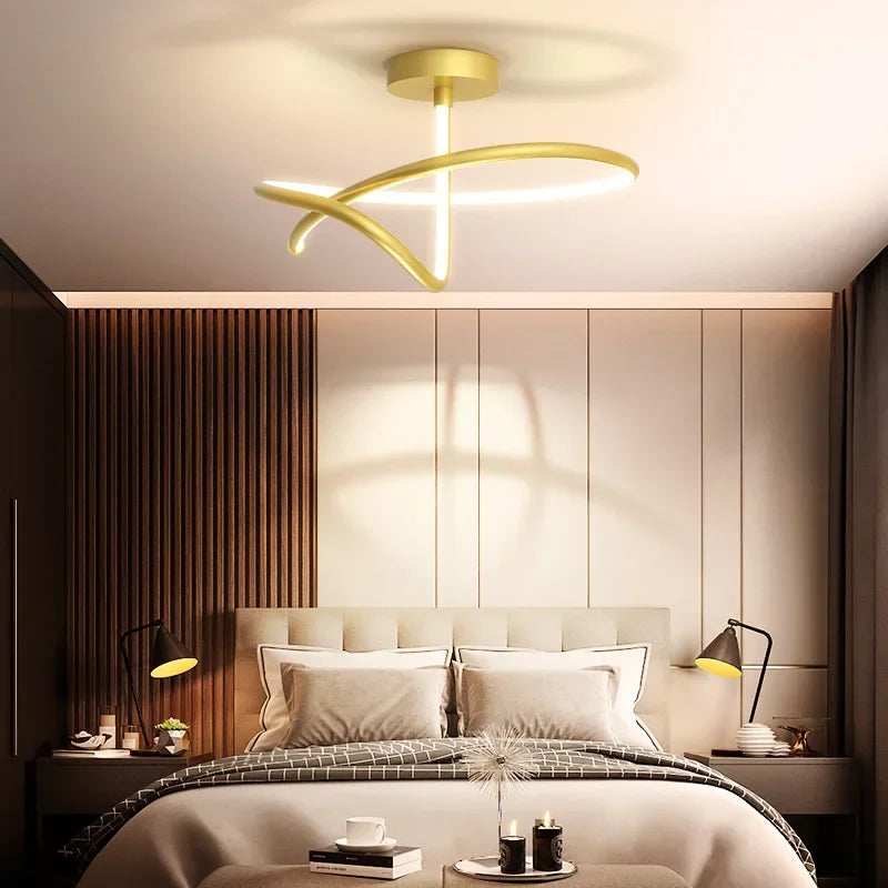 Afralia™ Modern LED Ceiling Light for Bedroom Living Dining Room