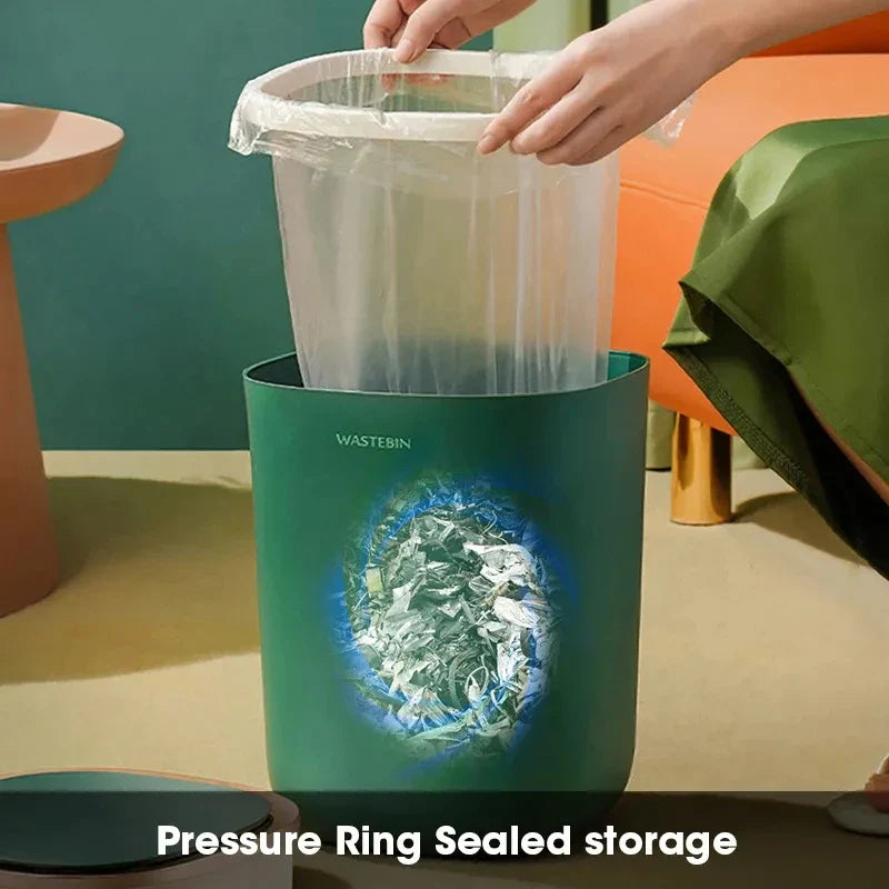 Afralia™ 12L Smart Sensor Luxury Trash Can for Kitchen and Bathroom