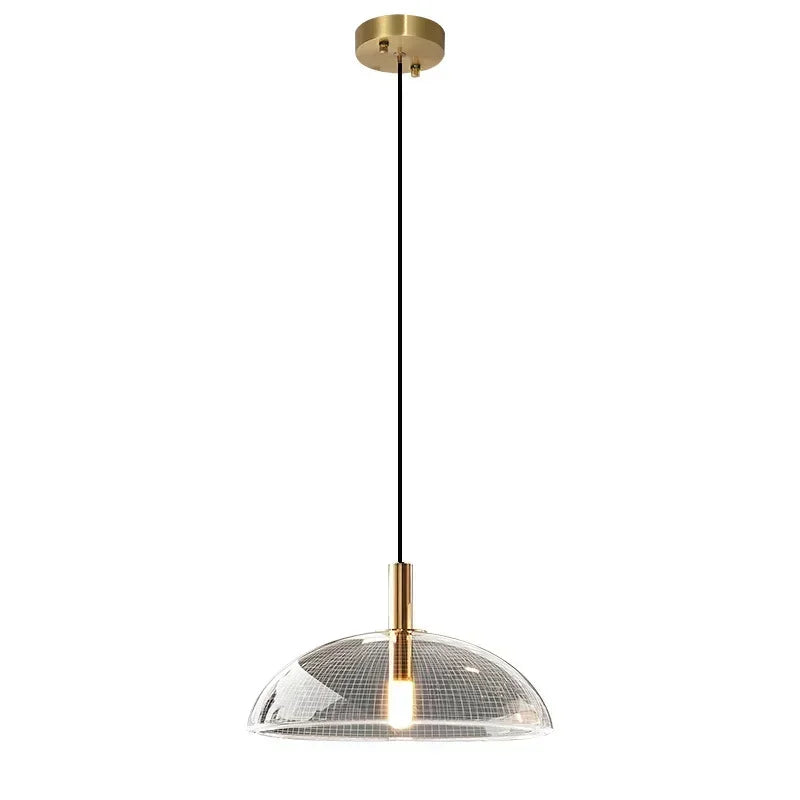 Afralia™ Glass Pendant Light: Stylish Ceiling Hanging Lamp for Home and Restaurant Decor