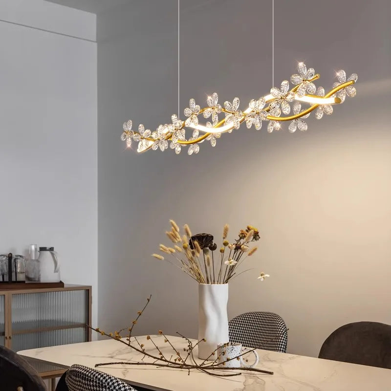 Afralia™ Modern LED Pendant Chandeliers for Home Decor & Dining Room Lighting