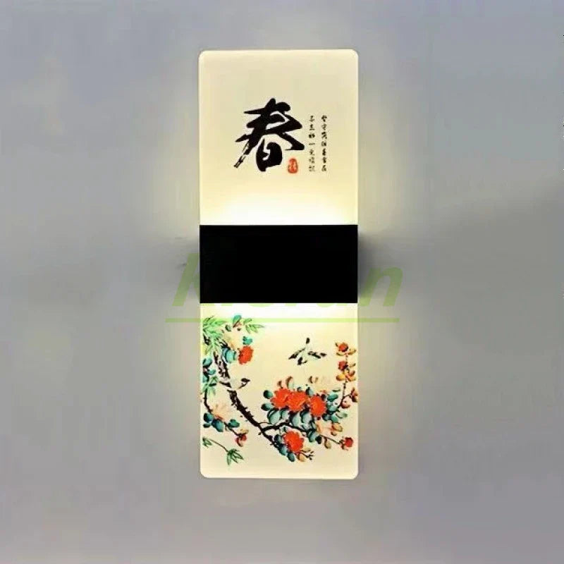 Afralia™ Flower LED Wall Lamp for Bedroom Study Restaurant Living Room Decoration