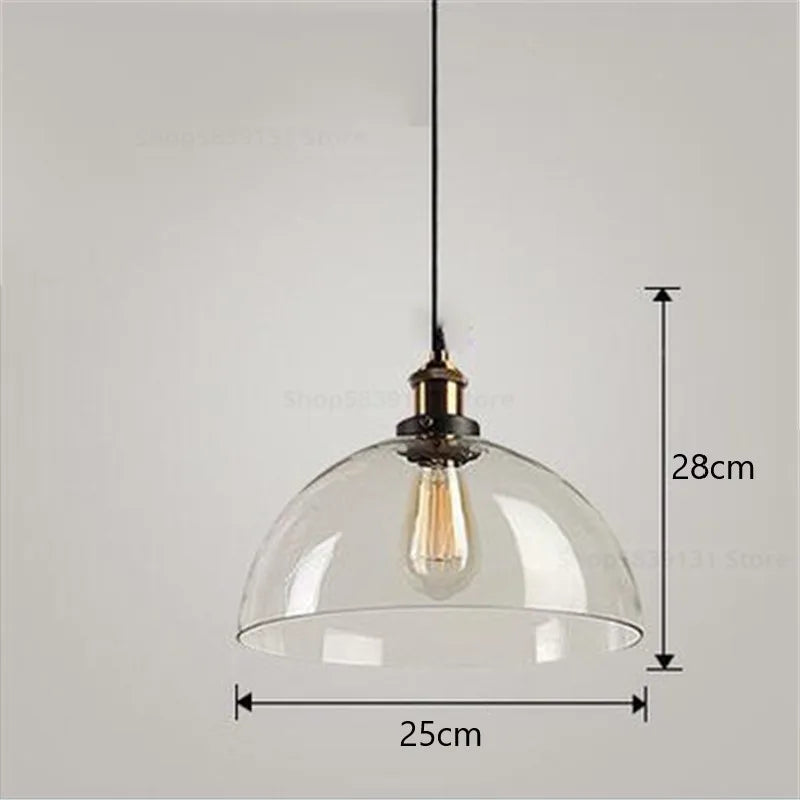 Afralia™ Nordic Glass Ball Pendant Lights for Modern Living Room LED Decor