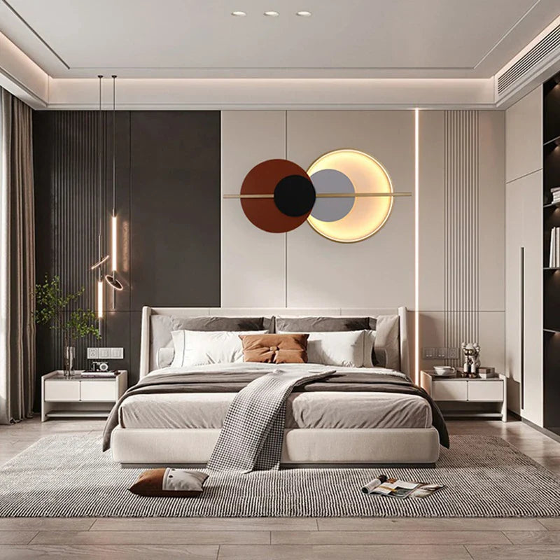 Afralia™ Nordic LED Wall Lamp Luxury Modern Lighting Fixture for Living Room & Bedroom