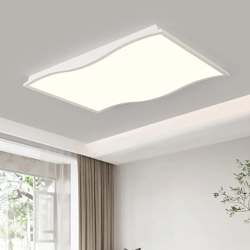 Afralia™ Minimalist LED Ceiling Light in Black & White for Living, Dining, Bedroom & Kitchen