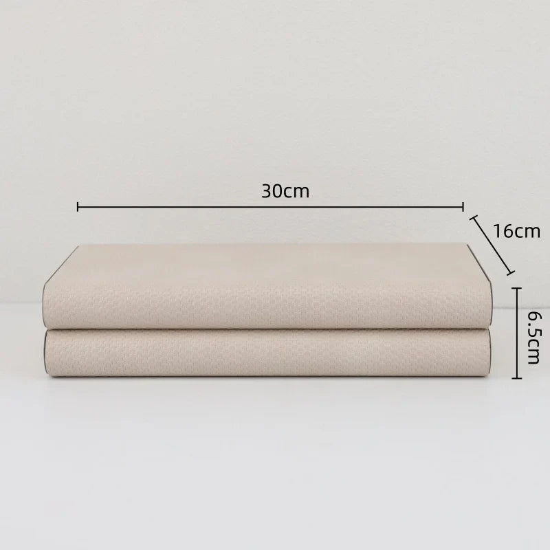 Afralia™ Beige Leather Metal-edged Jewelry Box & Storage Container