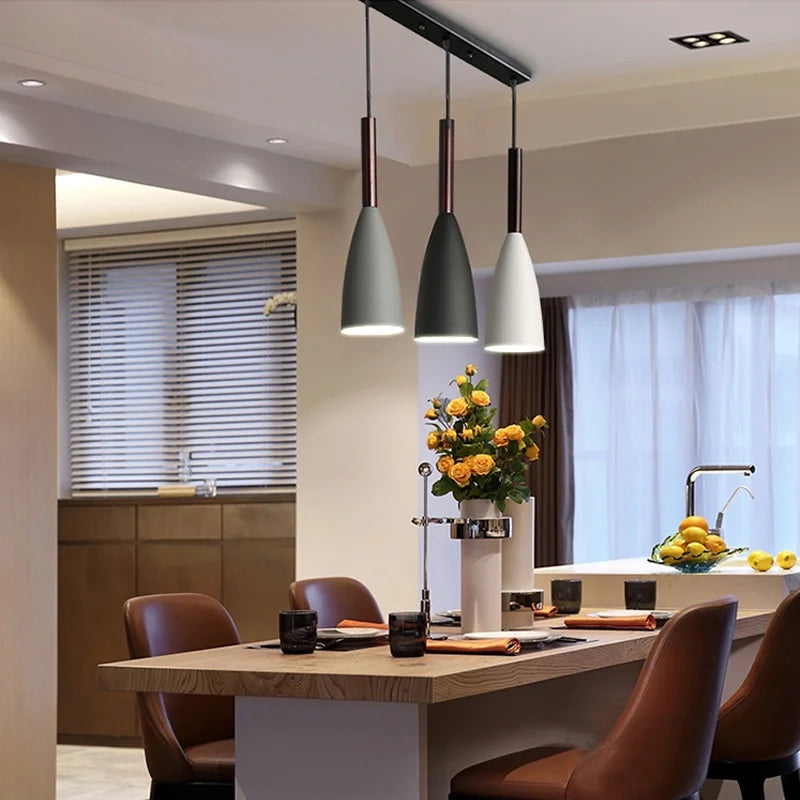 Afralia™ Minimalist Pendant Light Modern Hanging Lamp Dining Kitchen Island Fixture Dining Room