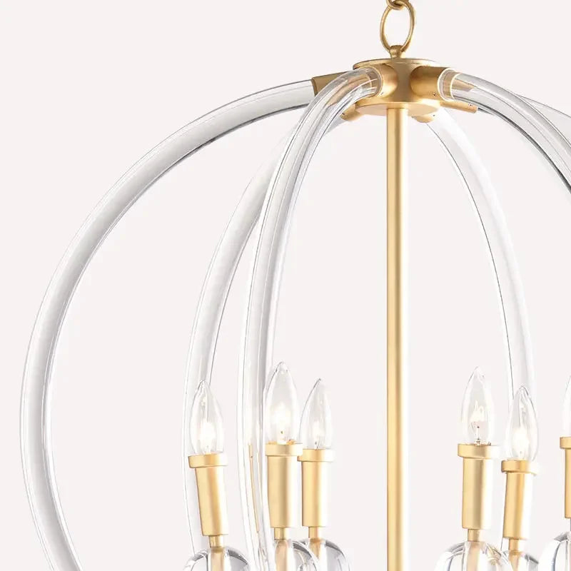 Afralia™ Country Industrial Ball Chandelier for Home Decor, Bedroom, Living & Dining Room