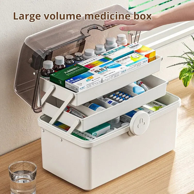 Afralia™ Large Capacity Medicine Organizer