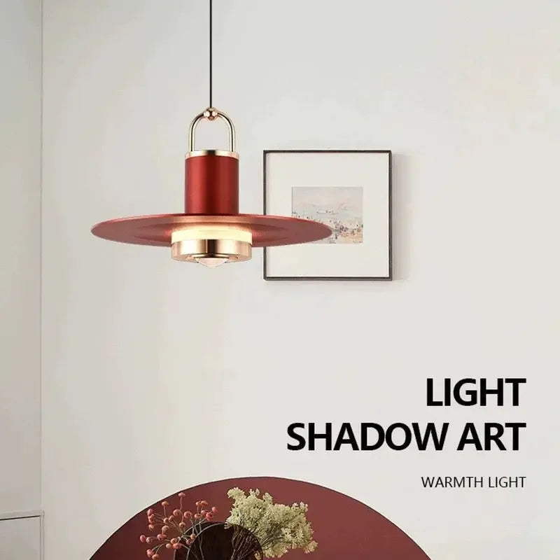 Afralia™ Colorful Umbrella Pendant Lamp - LED Hanging Light for Home Decor