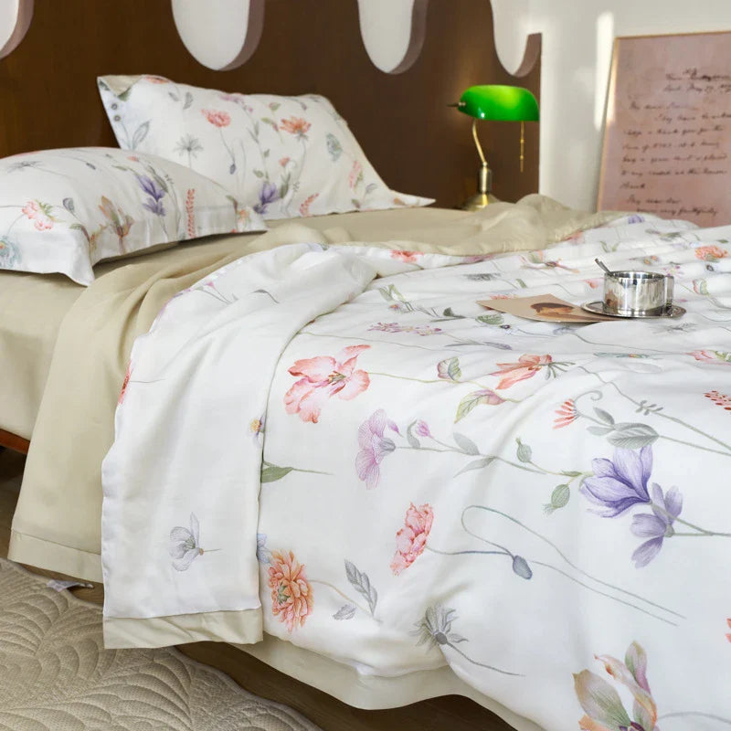 Afralia™ Floral Comforter: Ultra Soft & Breathable Summer Quilt - Top Quality & Stylish