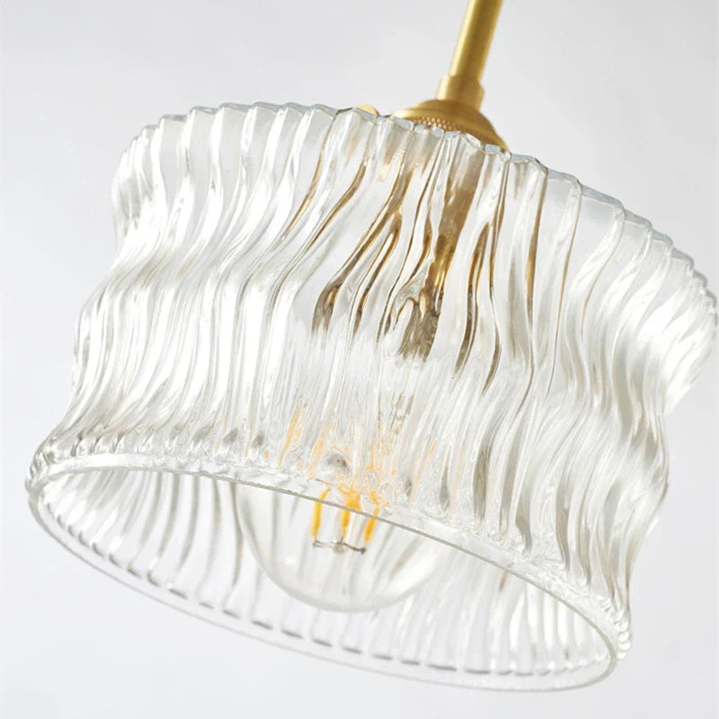 Afralia™ Glass Ceiling Lamp for Bedroom Small Room Porch Entry Lighting