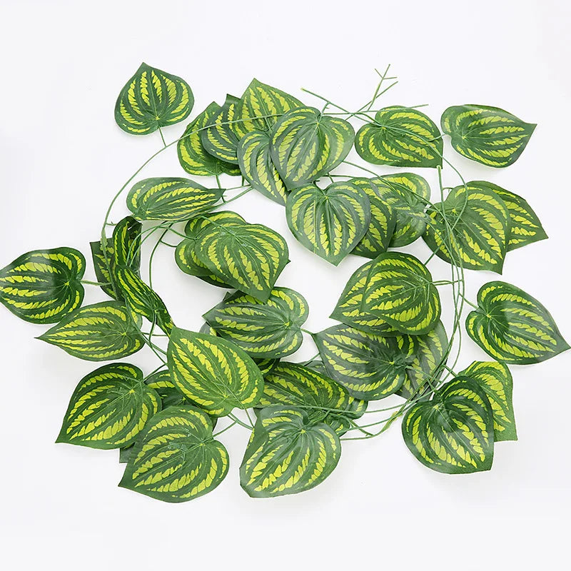 Afralia™ Rattan Grape Leaves Ivy Fake Flower Air Conditioning Decoration