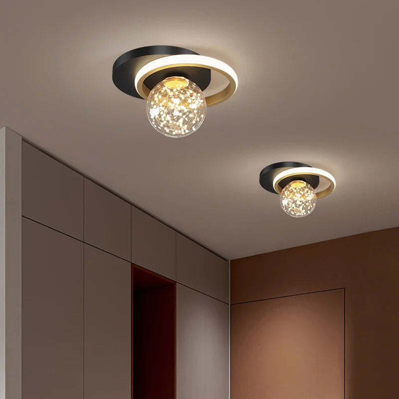 Afralia™ Nordic Ceiling Lamp for Home Indoor Lighting in Living Room Dining Bedroom